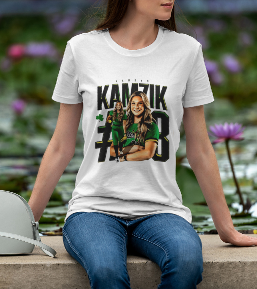 Kamryn Kamzik #23 Notre Dame NCAA Softball Player T-Shirt