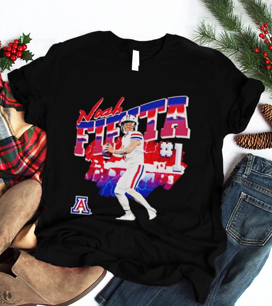Noah Fifita Arizona Wildcats Number 1 Football Player T-Shirt