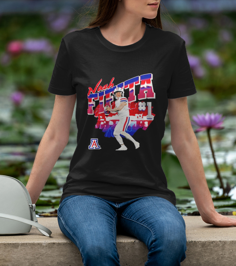 Noah Fifita Arizona Wildcats Number 1 Football Player T-Shirt