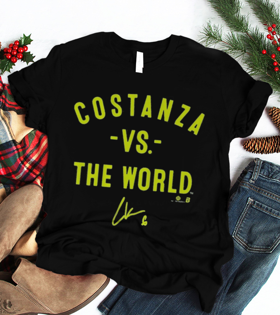 Costanza Vs The World Bold Yellow Signature T-Shirt