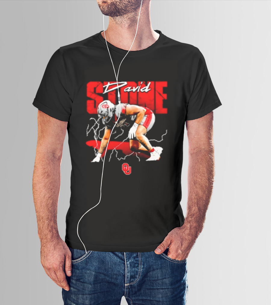 David Stone Oklahoma Sooners NCAA Football T-Shirt