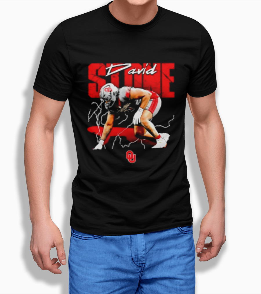 David Stone Oklahoma Sooners NCAA Football T-Shirt