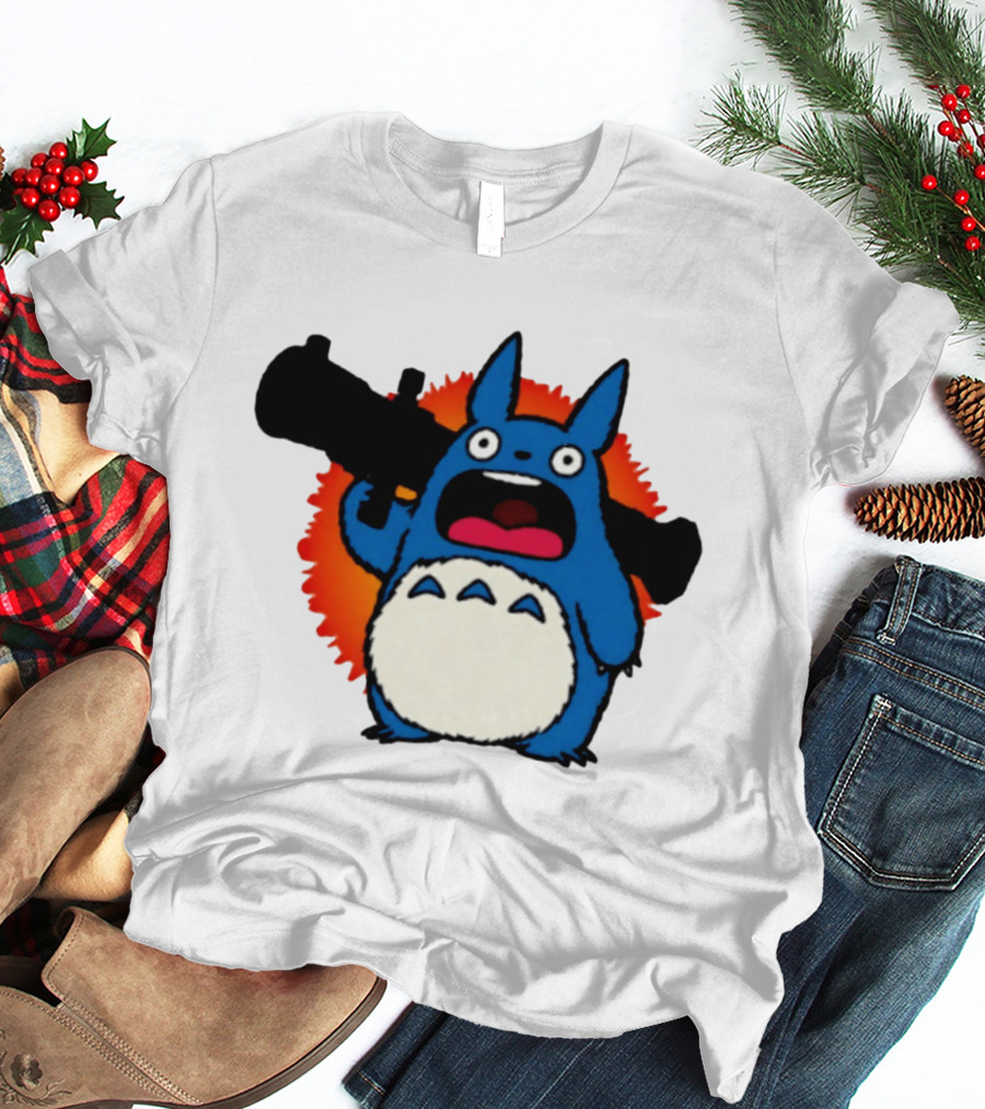 Chu Totoro My Neighbor Totoro Grenade Launcher Anime T-Shirt
