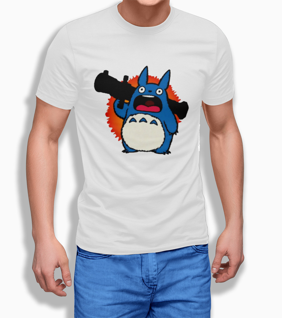 Chu Totoro My Neighbor Totoro Grenade Launcher Anime T-Shirt