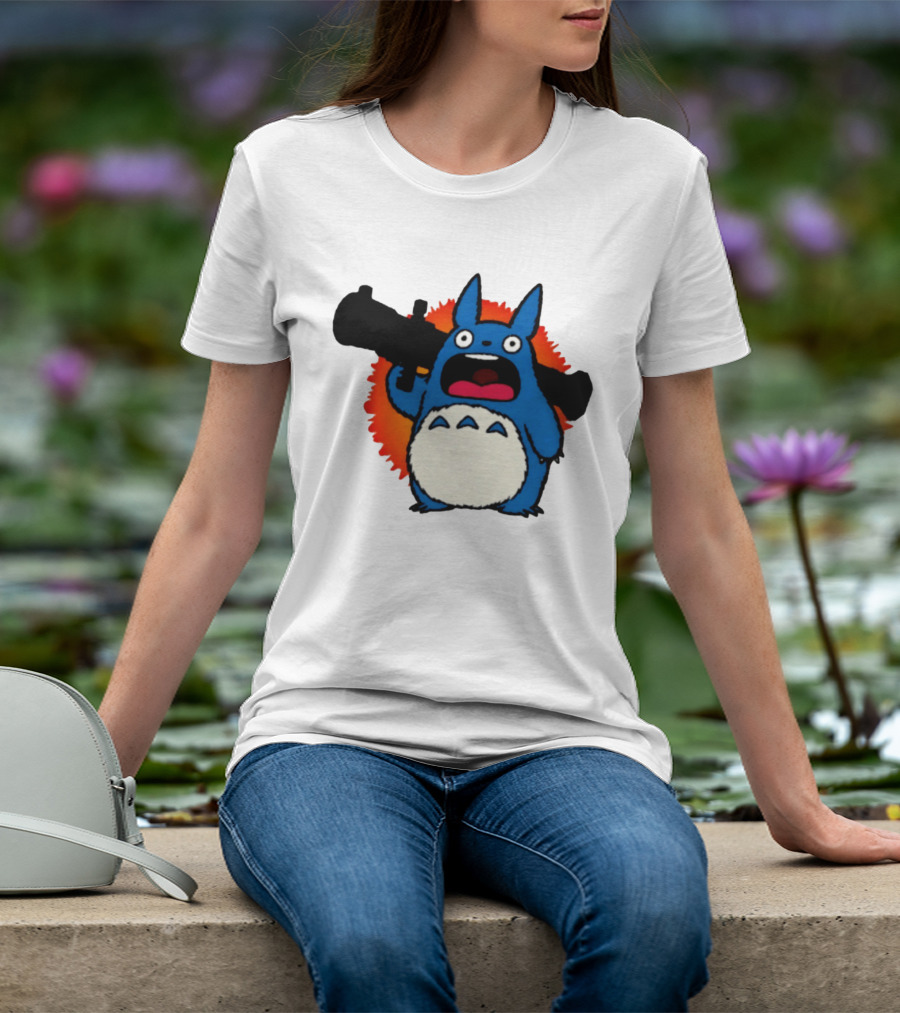 Chu Totoro My Neighbor Totoro Grenade Launcher Anime T-Shirt