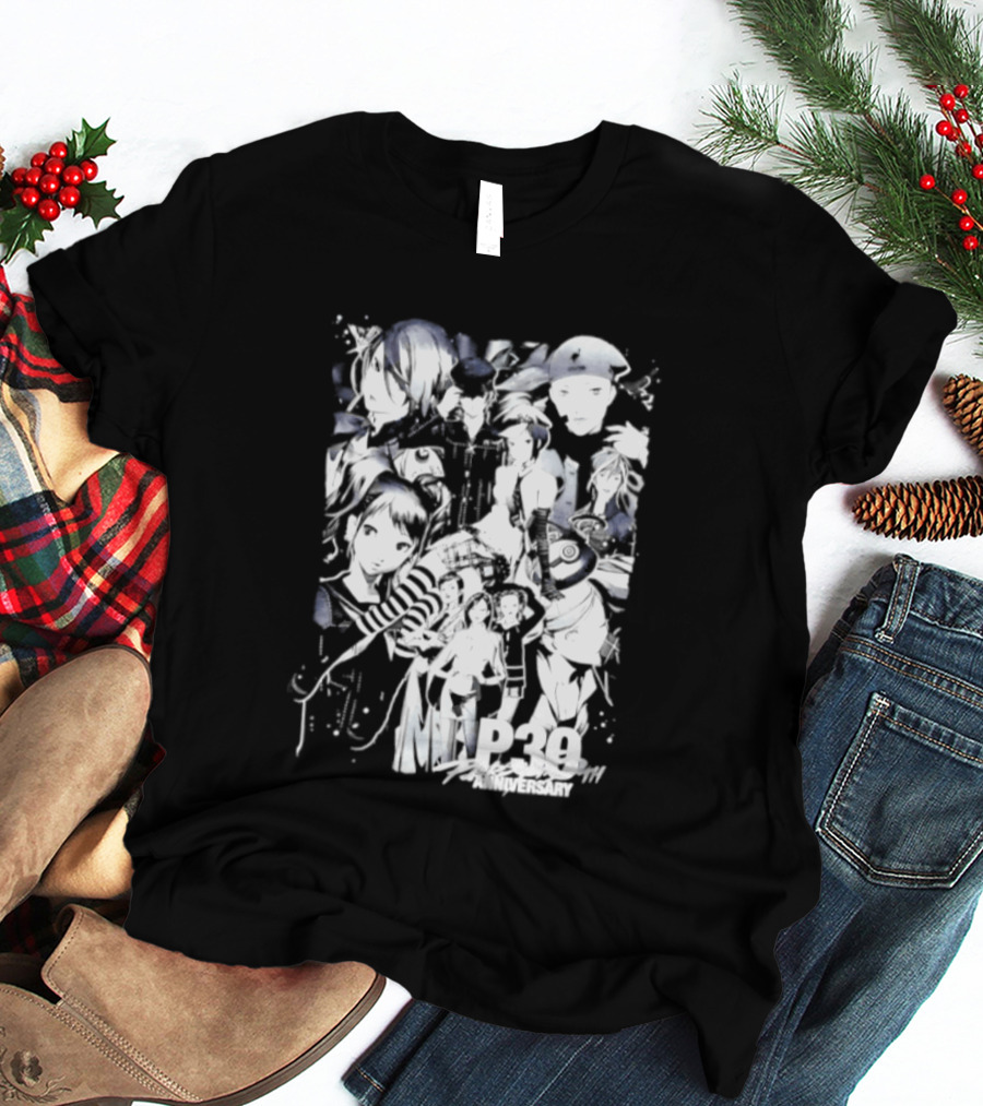 Persona 3 25th Anniversary Anime Characters Celebration T-Shirt