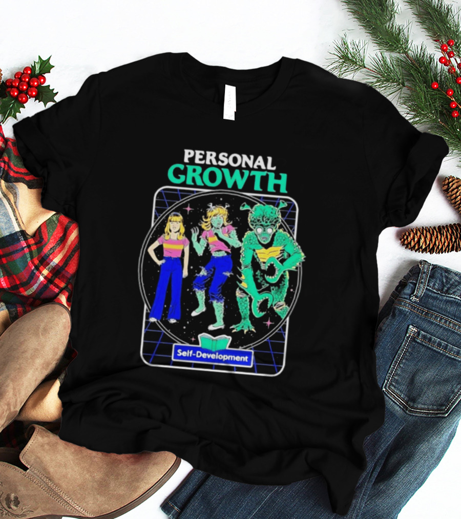 Personal Growth Self Development Alien Transformation Steven Rhodes T-Shirt