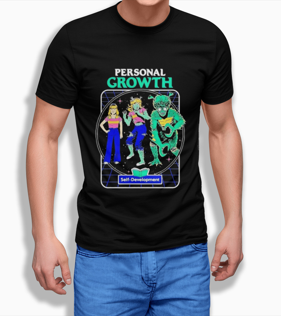 Personal Growth Self Development Alien Transformation Steven Rhodes T-Shirt
