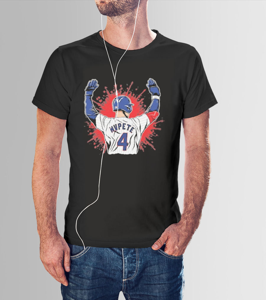 Chicago Cubs MVPETE 4 Pete Crow Armstrong Baseball Player Celebration T-Shirt