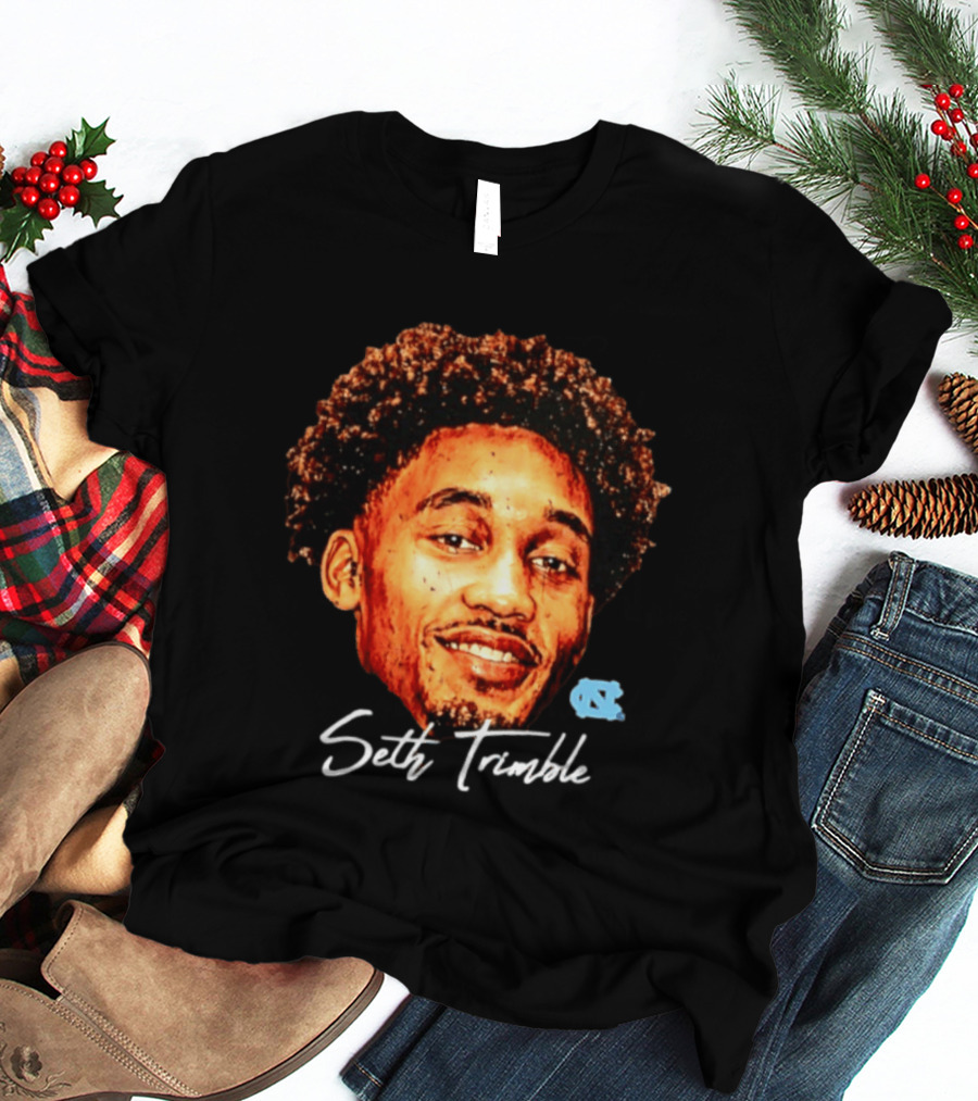Seth Trimble North Carolina Tar Heels NCAA Men's Basketball T-Shirt
