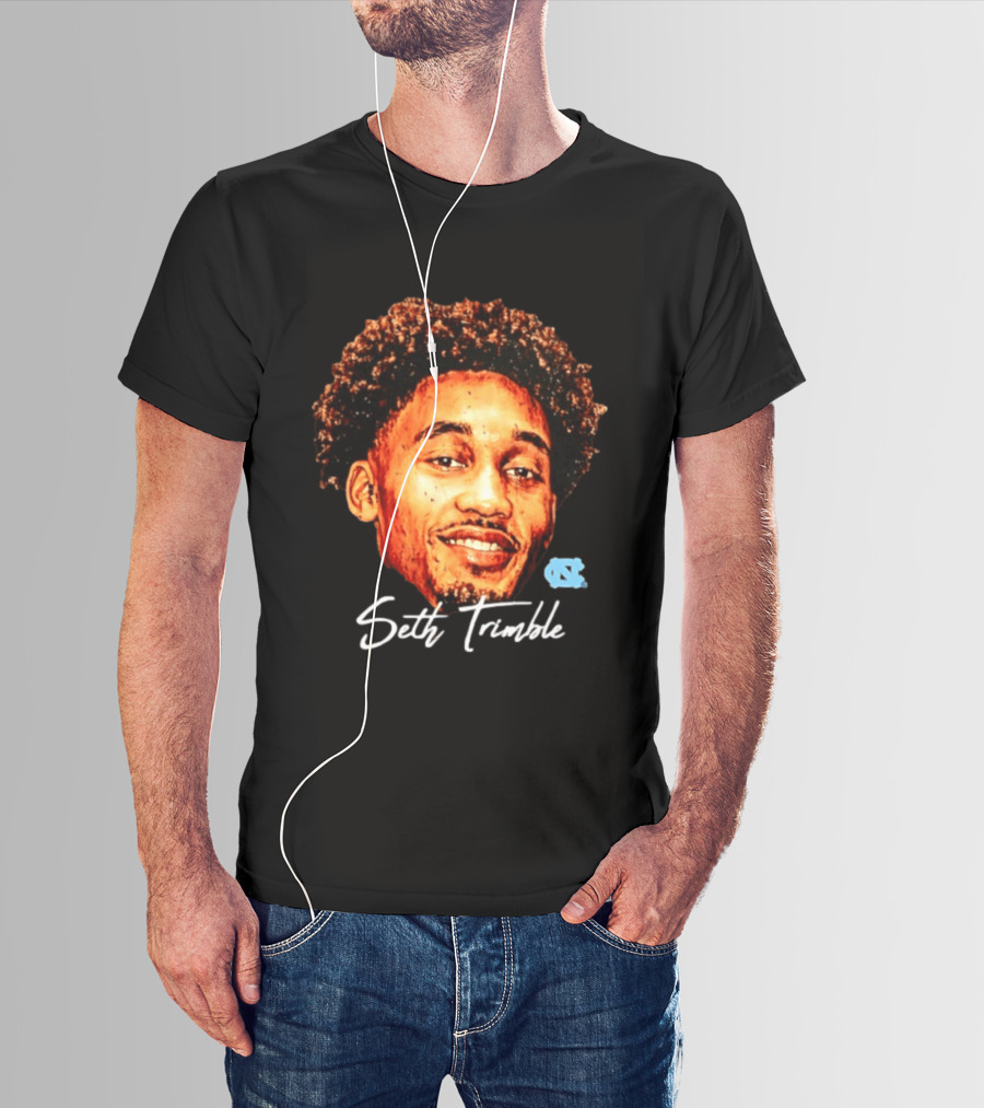 Seth Trimble North Carolina Tar Heels NCAA Men's Basketball T-Shirt