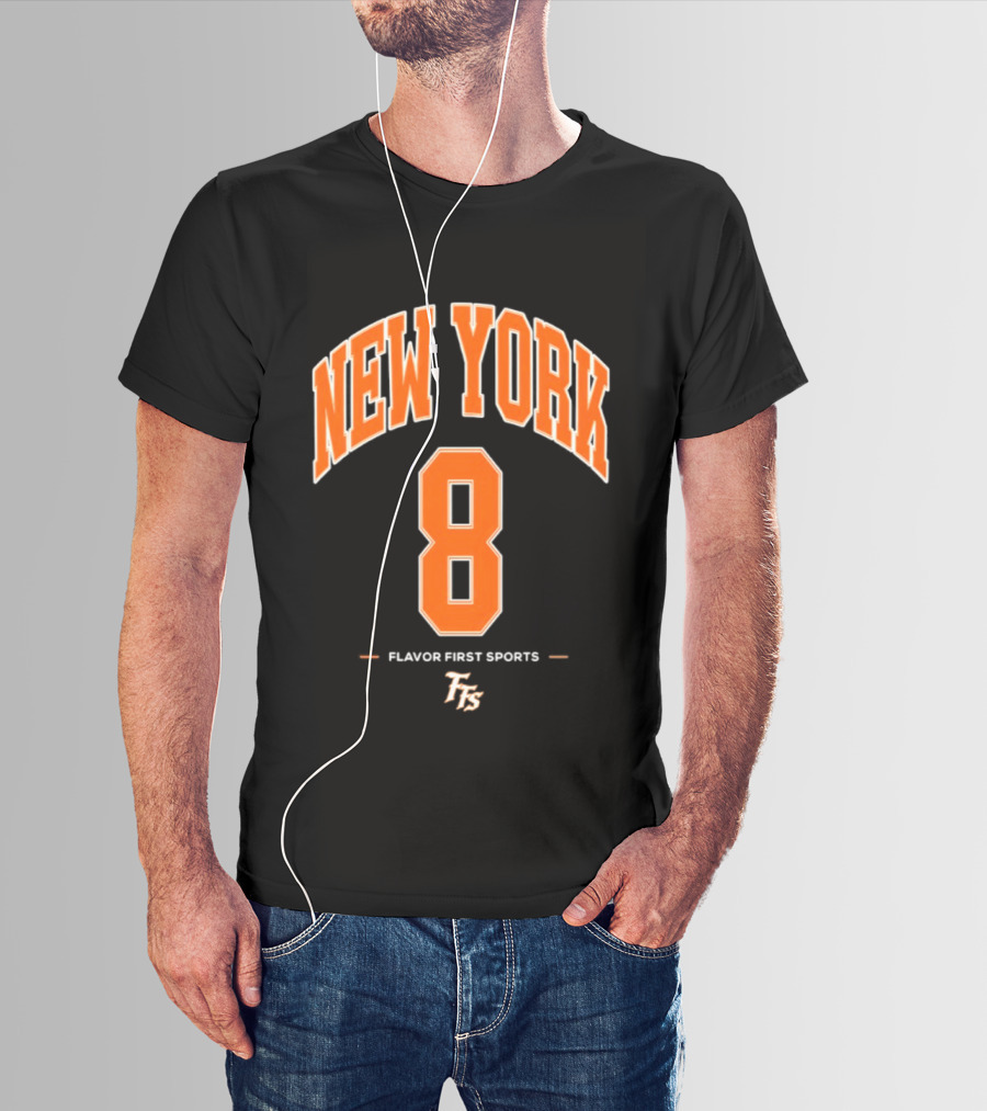 New York 8 Flavor First Sports TFS T-Shirt