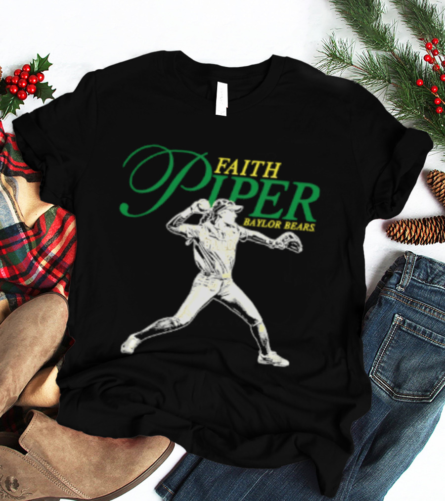 Faith Piper 26 Baylor Bears NCAA Softball Player T-Shirt