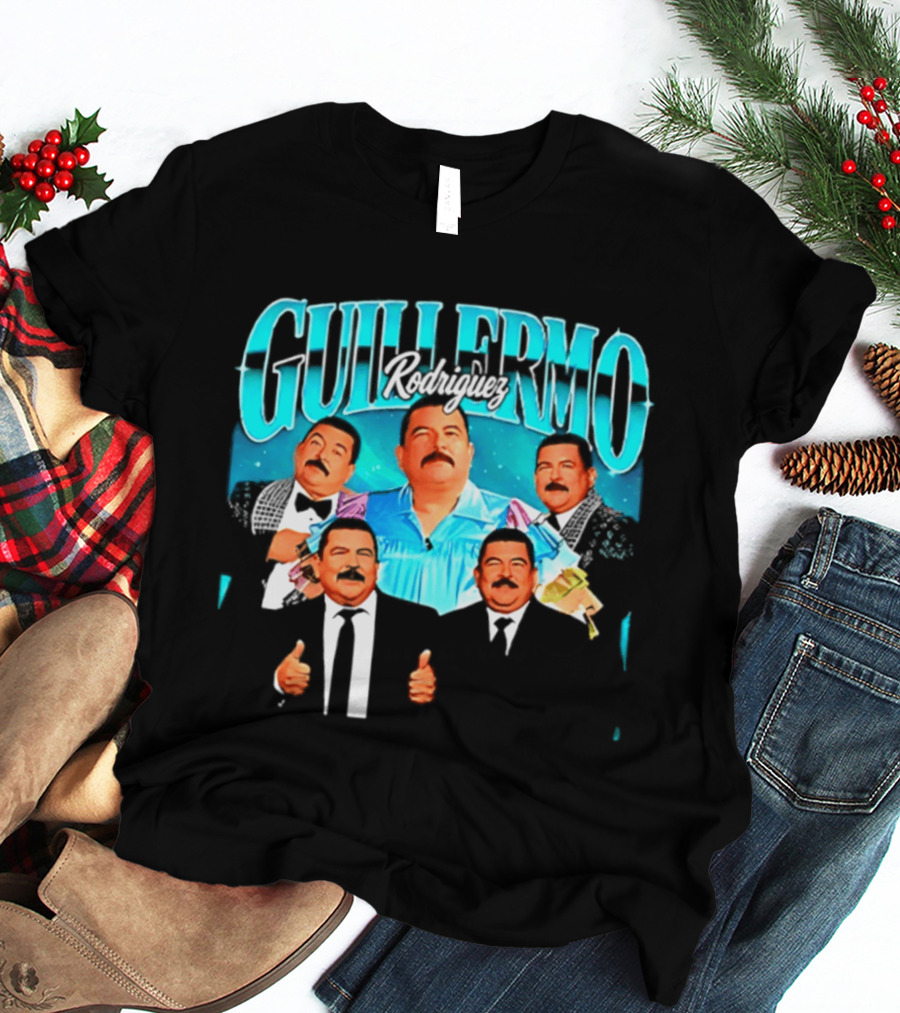 Guillermo Rodriguez 90s Collage Nostalgic Humor Thumbs Up T-Shirt