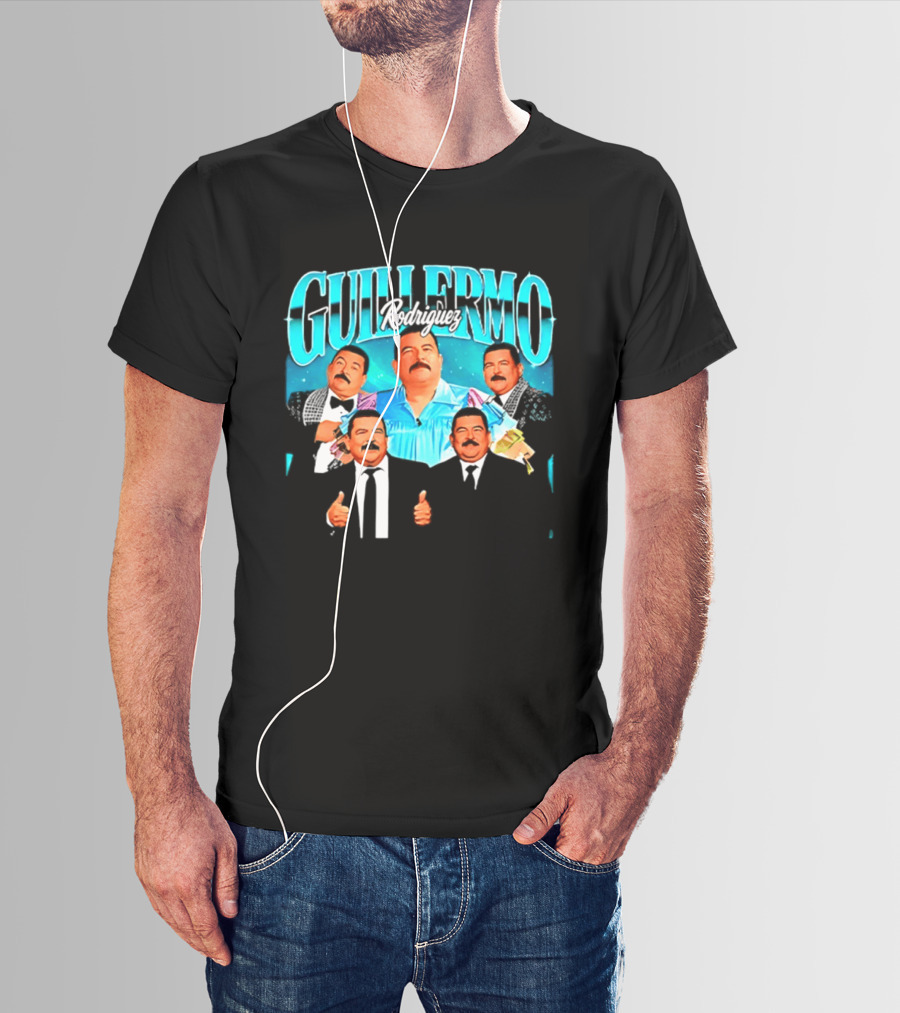 Guillermo Rodriguez 90s Collage Nostalgic Humor Thumbs Up T-Shirt