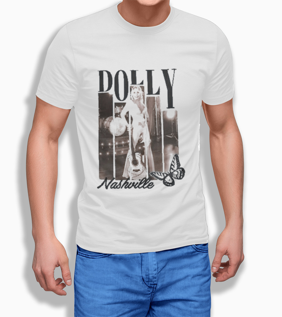 Dolly Parton Nashville Country Music Icon Microphone T-Shirt