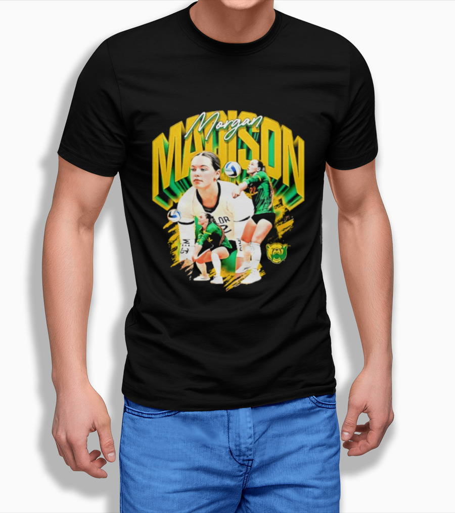 Morgan Madison Baylor Bears Volleyball NCAA Player Action And Team Spirit T-Shirt