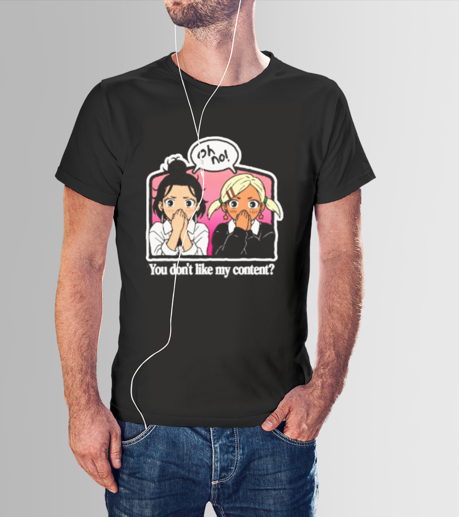 Oh No Muko And Miko Dandadan You Don't Like My Content Anime T-Shirt