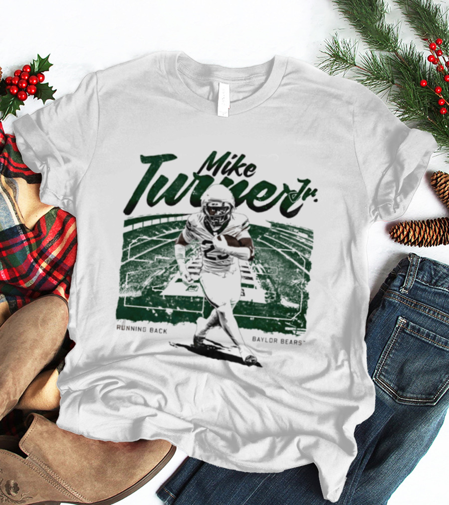Mike Turner Jr. Running Back Baylor Bears NCAA Football Player T-Shirt