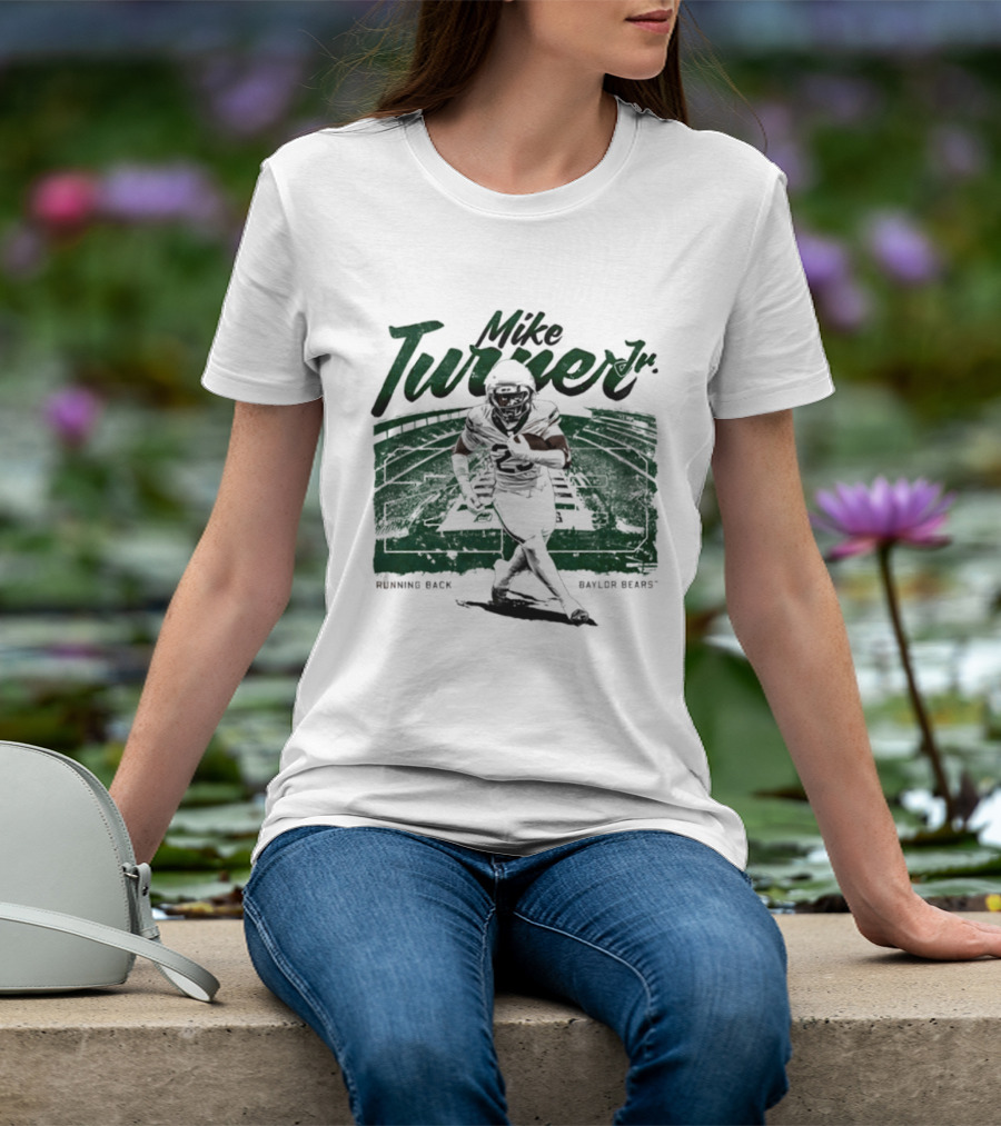 Mike Turner Jr. Running Back Baylor Bears NCAA Football Player T-Shirt
