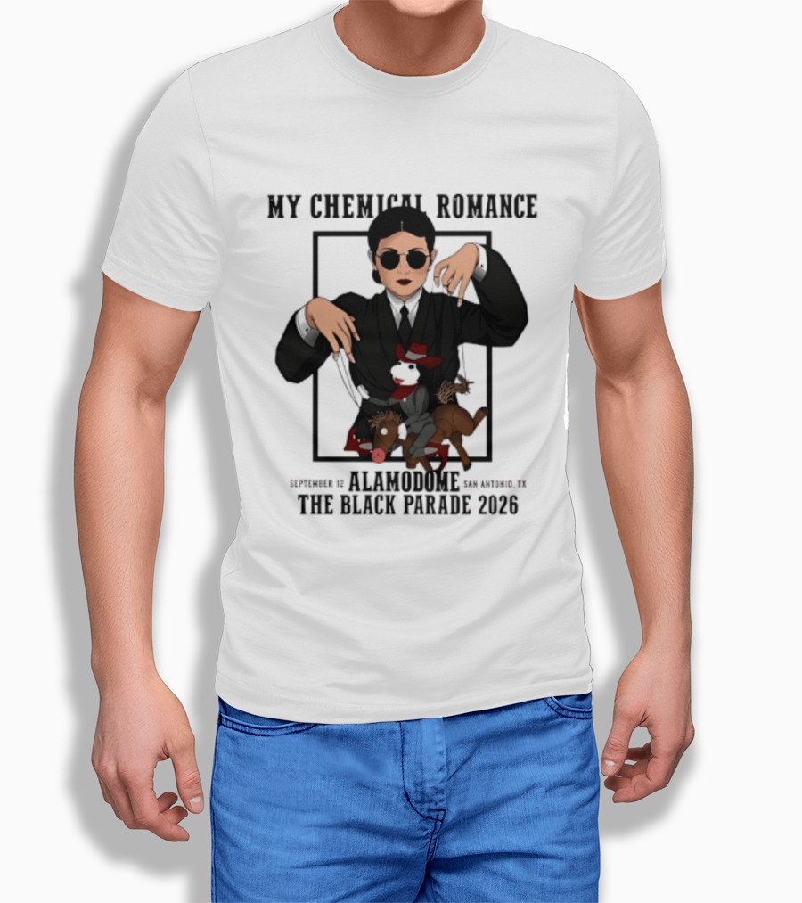 My Chemical Romance The Black Parade Alamodome 2026 September Texas T-Shirt