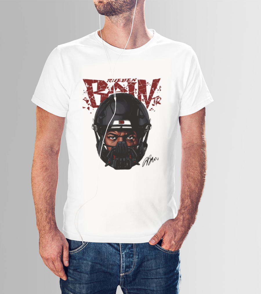 Rueben Bain Jr. Big Head Mask Tampa Bay Buccaneers T-Shirt