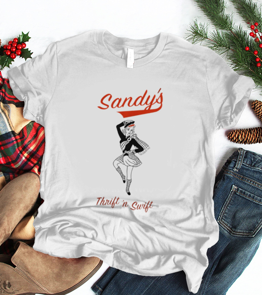 Sandy's Thrift 'n Swift Retro Style Vintage Vibe T-Shirt