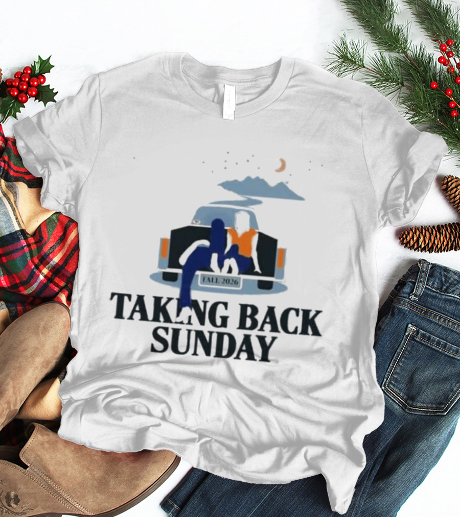 Taking Back Sunday Fall 2026 Tour Classic Car Scene T-Shirt