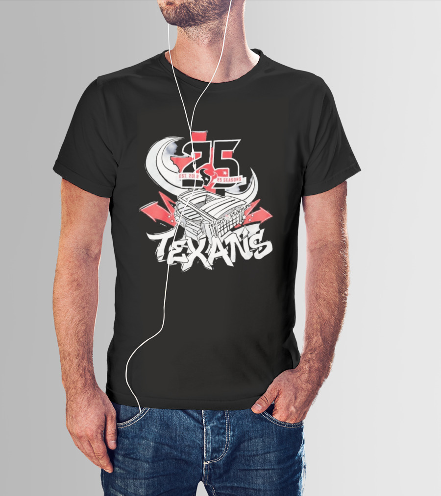 Texans 2026 Est. 2002 25 Seasons Anniversary T-Shirt