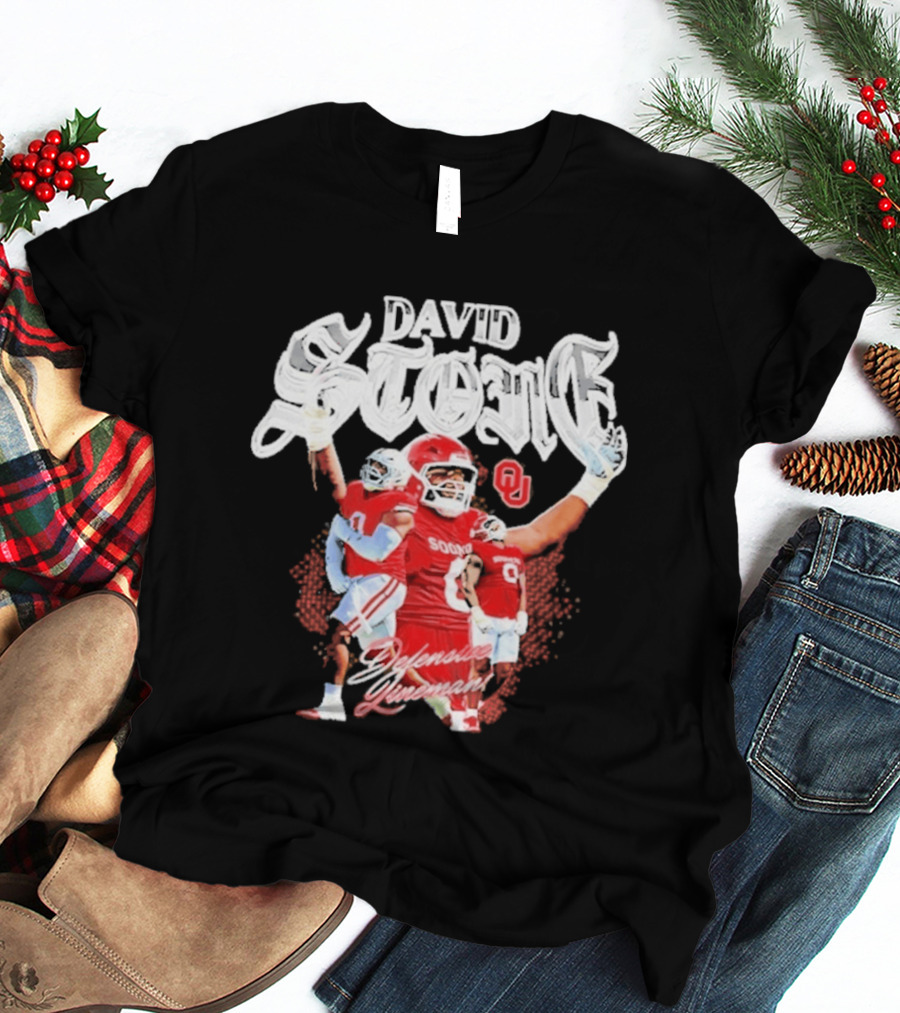 David Stone 0 Oklahoma Sooners Defensive Lineman T-Shirt