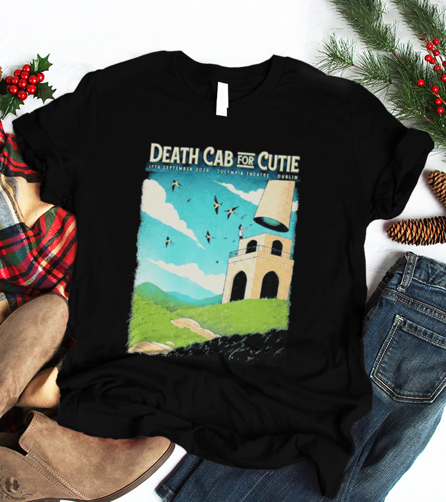Death Cab For Cutie Olympia Theatre Dublin 17th September 2026 T-Shirt