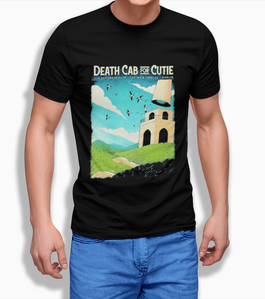 Death Cab For Cutie Olympia Theatre Dublin 17th September 2026 T-Shirt