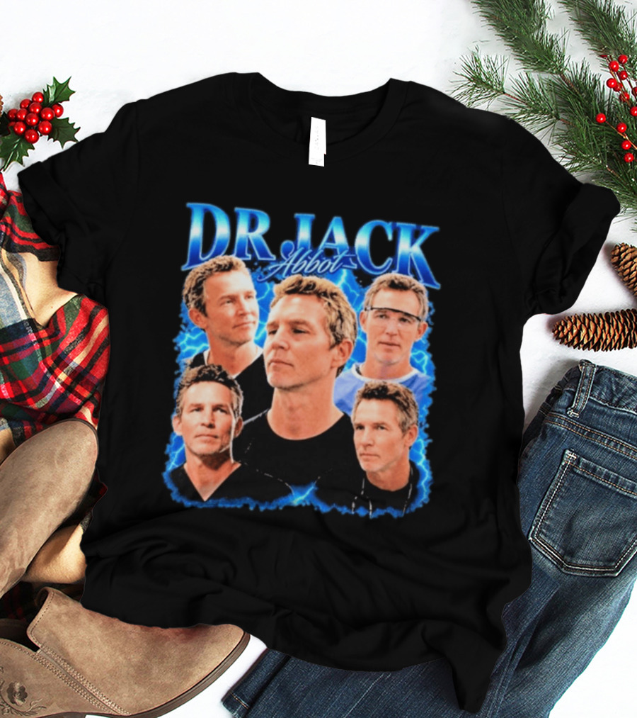 Dr Jack Abbot Multiple Faces Collage T-Shirt