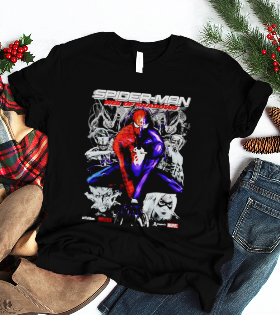 Spider Man Web Of Shadows Marvel Shaba Game T-Shirt