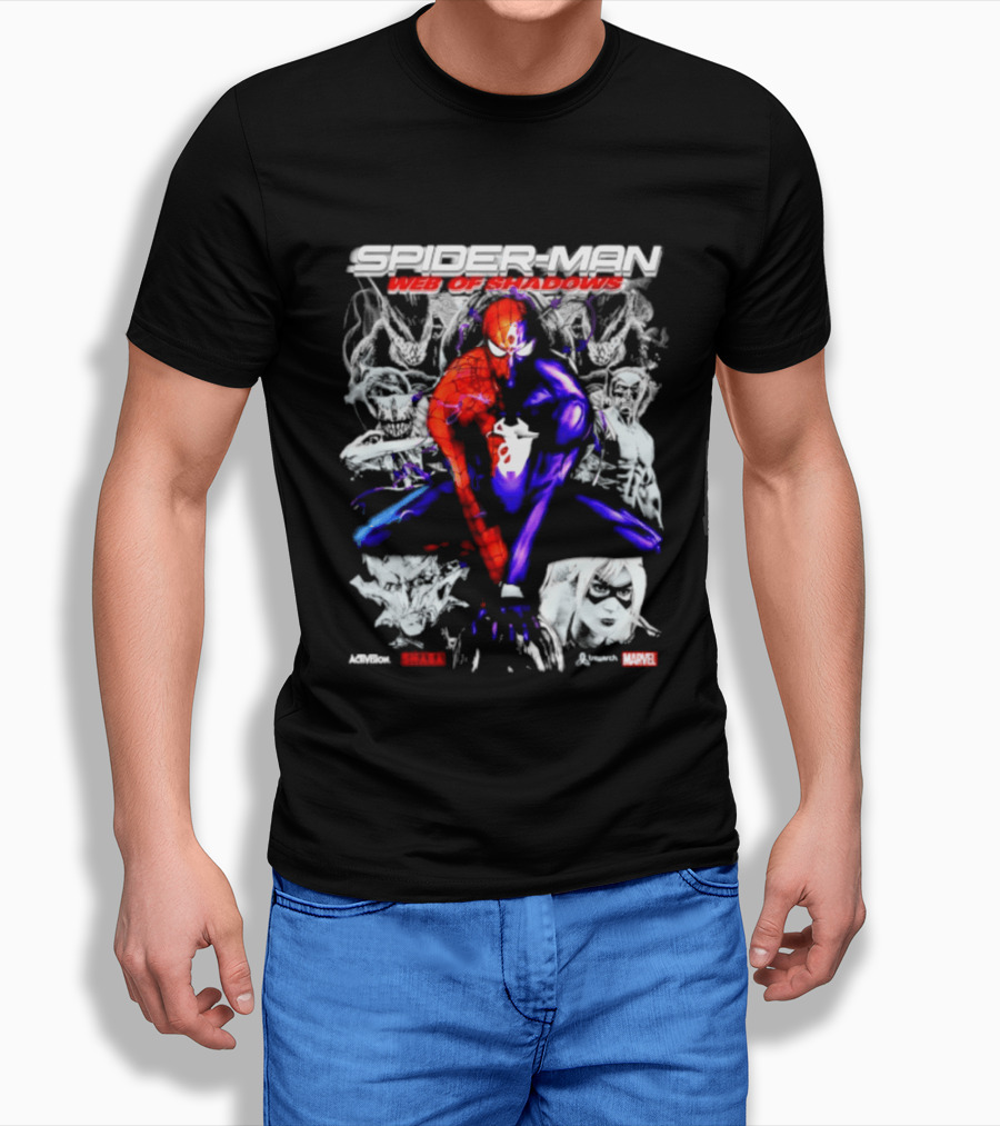 Spider Man Web Of Shadows Marvel Shaba Game T-Shirt