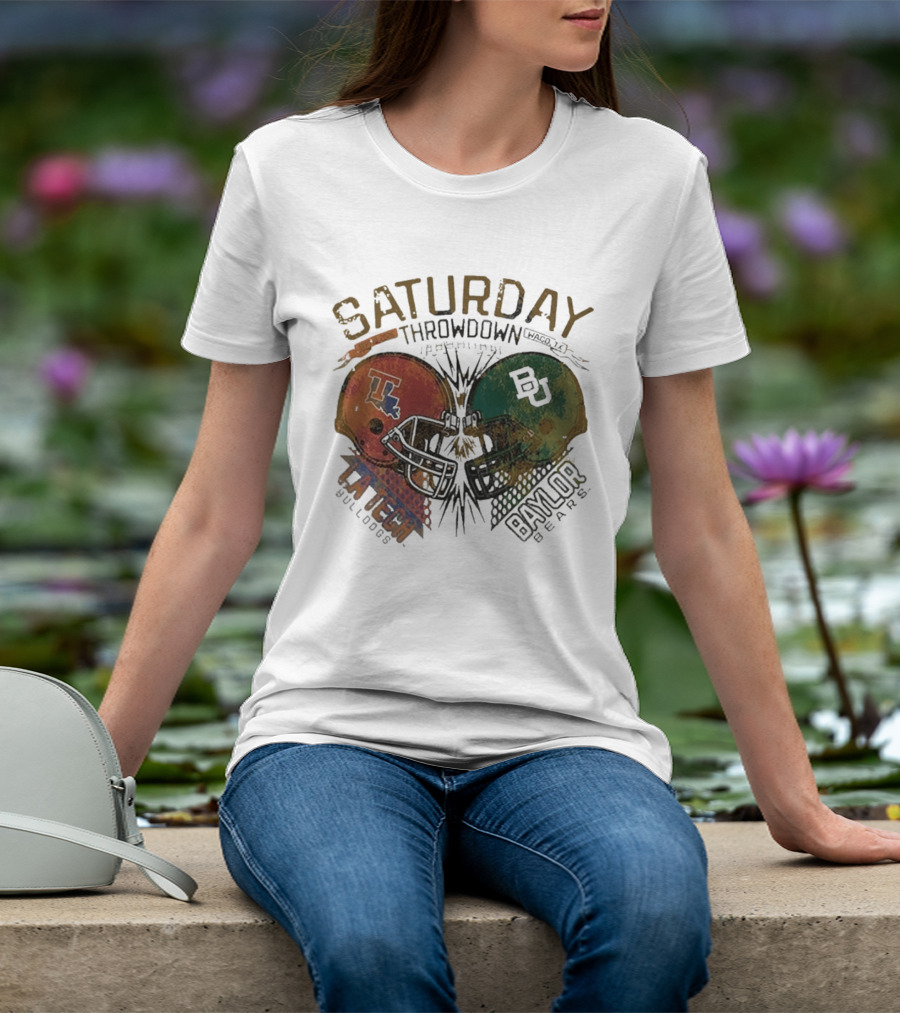 Baylor Bears Vs Louisiana Tech Bulldogs Saturday Throwdown Waco TX Sept 19 2026 T-Shirt