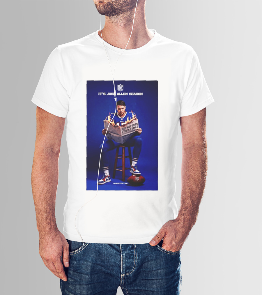 Josh Allen Season Buffalo Bills MVP 9 TDs NFL Football T-Shirt
