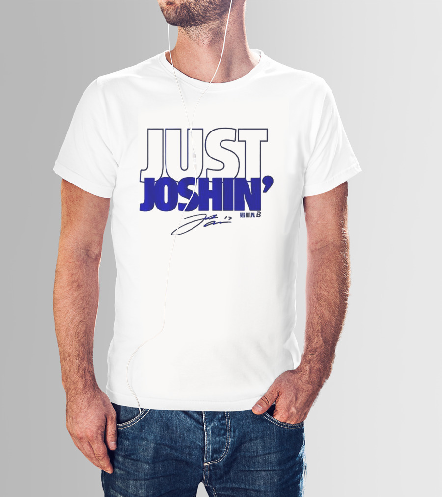 Just Joshin Josh Allen Signature Buffalo Football T-Shirt