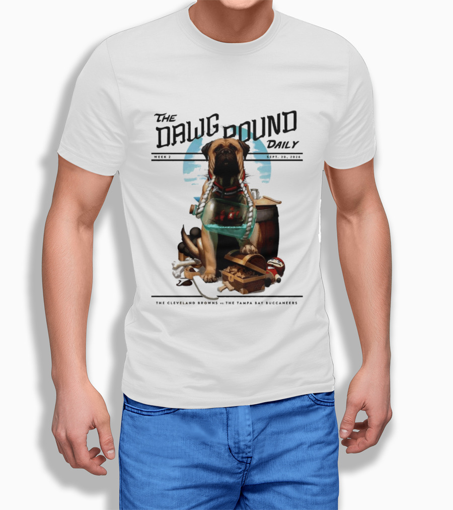 The Dawg Pound Daily Cleveland Browns Vs Tampa Bay Buccaneers Sept 2023 T-Shirt