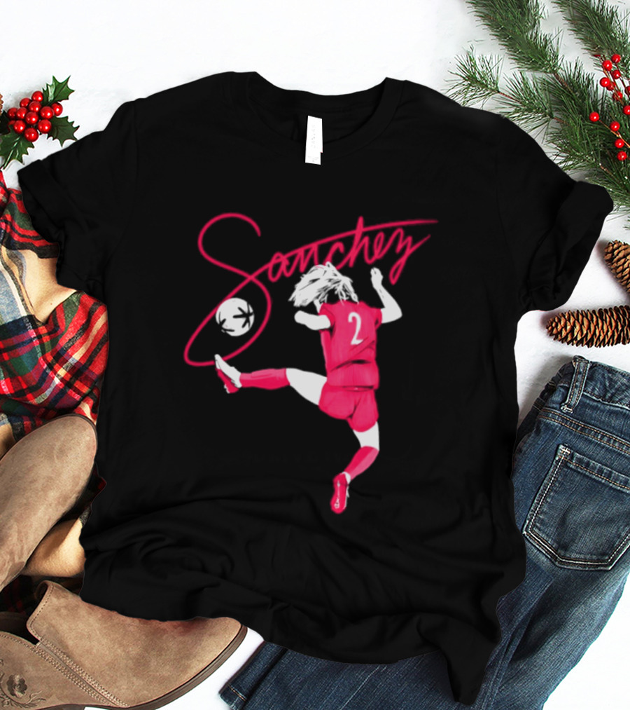 Sanchez Number 2 Soccer Player Kick T-Shirt