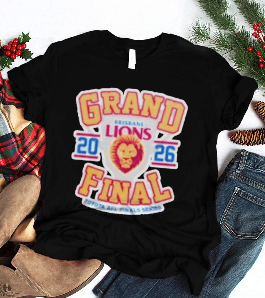 Brisbane Lions 2026 Grand Final Toyota AFL Finals Series T-Shirt