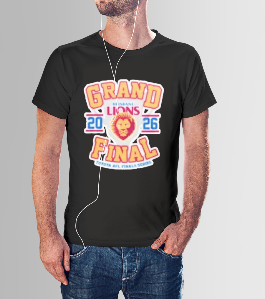 Brisbane Lions 2026 Grand Final Toyota AFL Finals Series T-Shirt