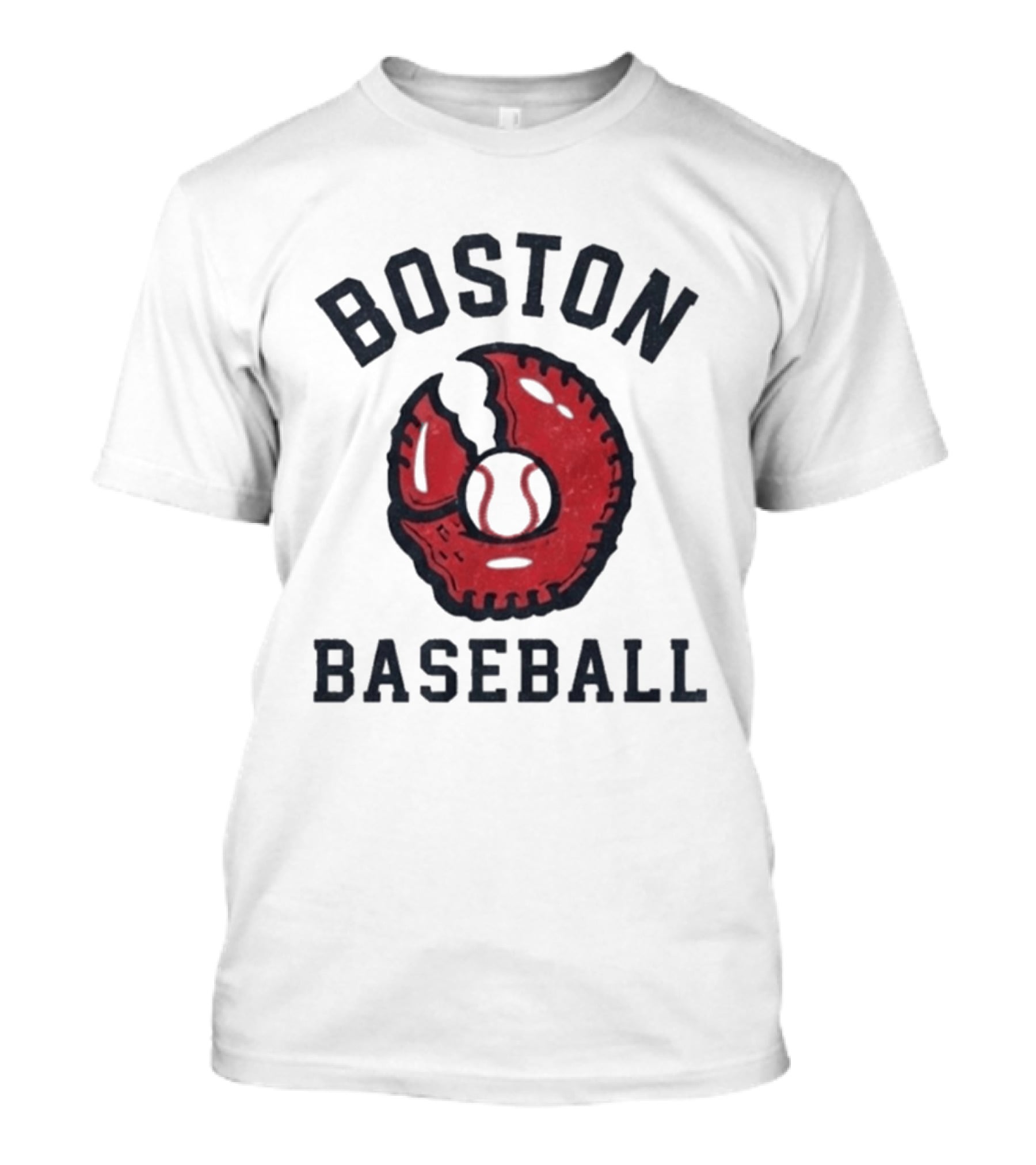 Boston Lobster Mitt Baseball T-Shirt