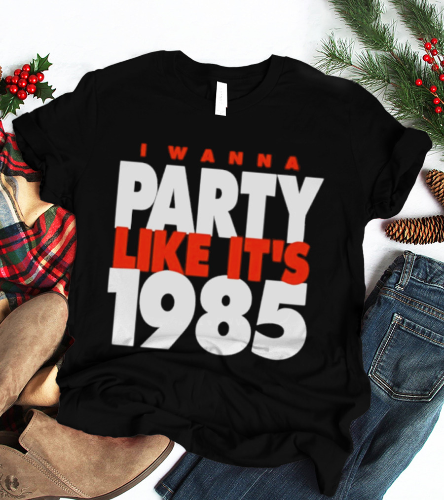 Chicago Bears I Wanna Party Like It's 1985 Retro Nostalgia T-Shirt