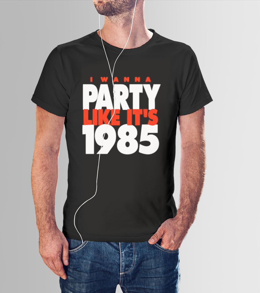 Chicago Bears I Wanna Party Like It's 1985 Retro Nostalgia T-Shirt