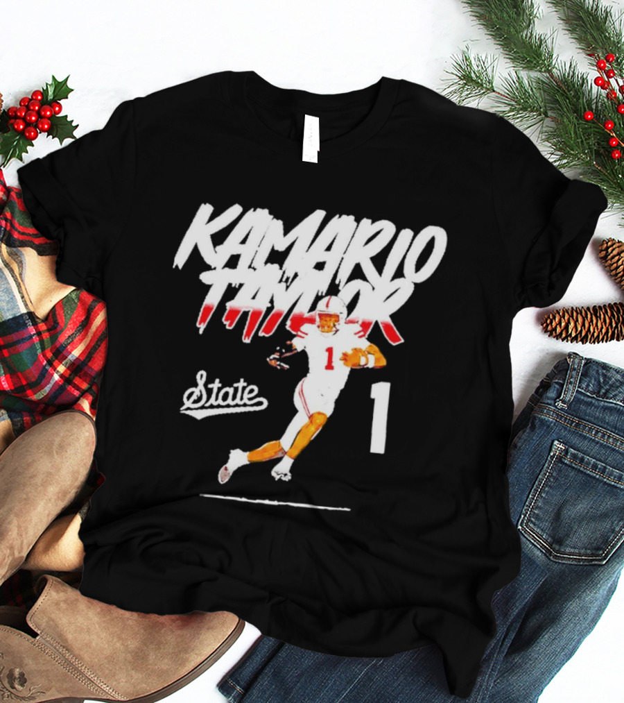 Kamario Taylor State 1 Football Player Bootleg T-Shirt