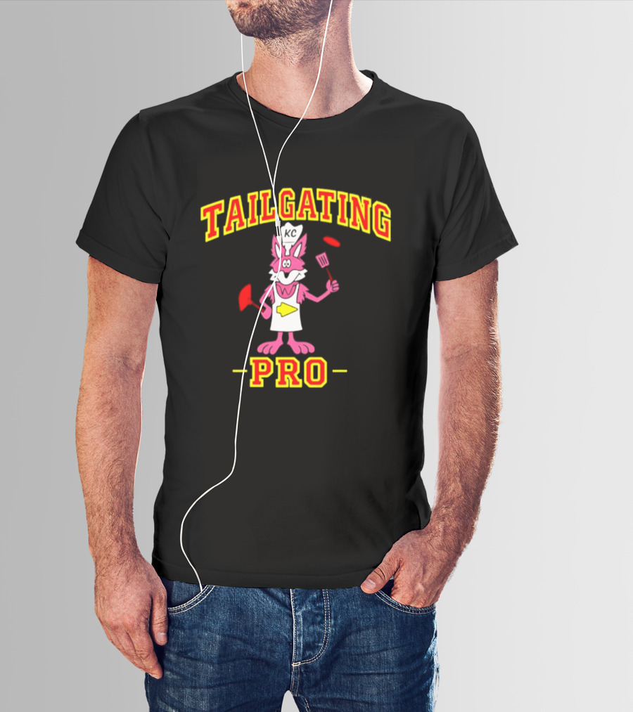 Kansas City Chiefs Tailgating Pro Cartoon Chef Fox T-Shirt
