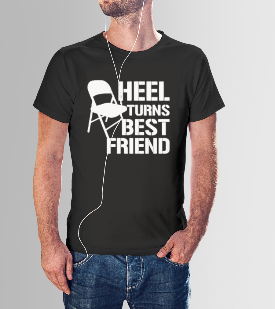Heel Turns Best Friend Kayfabe Department Folding Chair T-Shirt