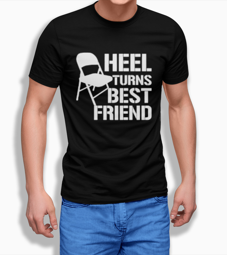 Heel Turns Best Friend Kayfabe Department Folding Chair T-Shirt