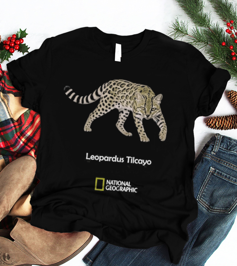 Leopardus Tilcayo National Geographic Wildlife September 2026 Discovery T-Shirt